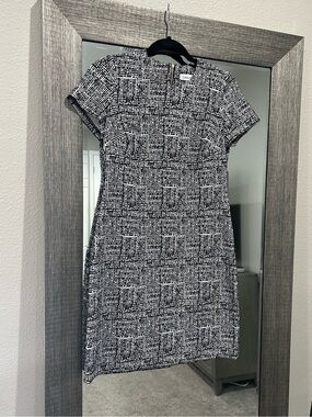 Calvin Klein | Dresses | Calvin Klein Leopard Animal Print Surplice Pleated  Sleeveless Sheath Dress | Poshmark